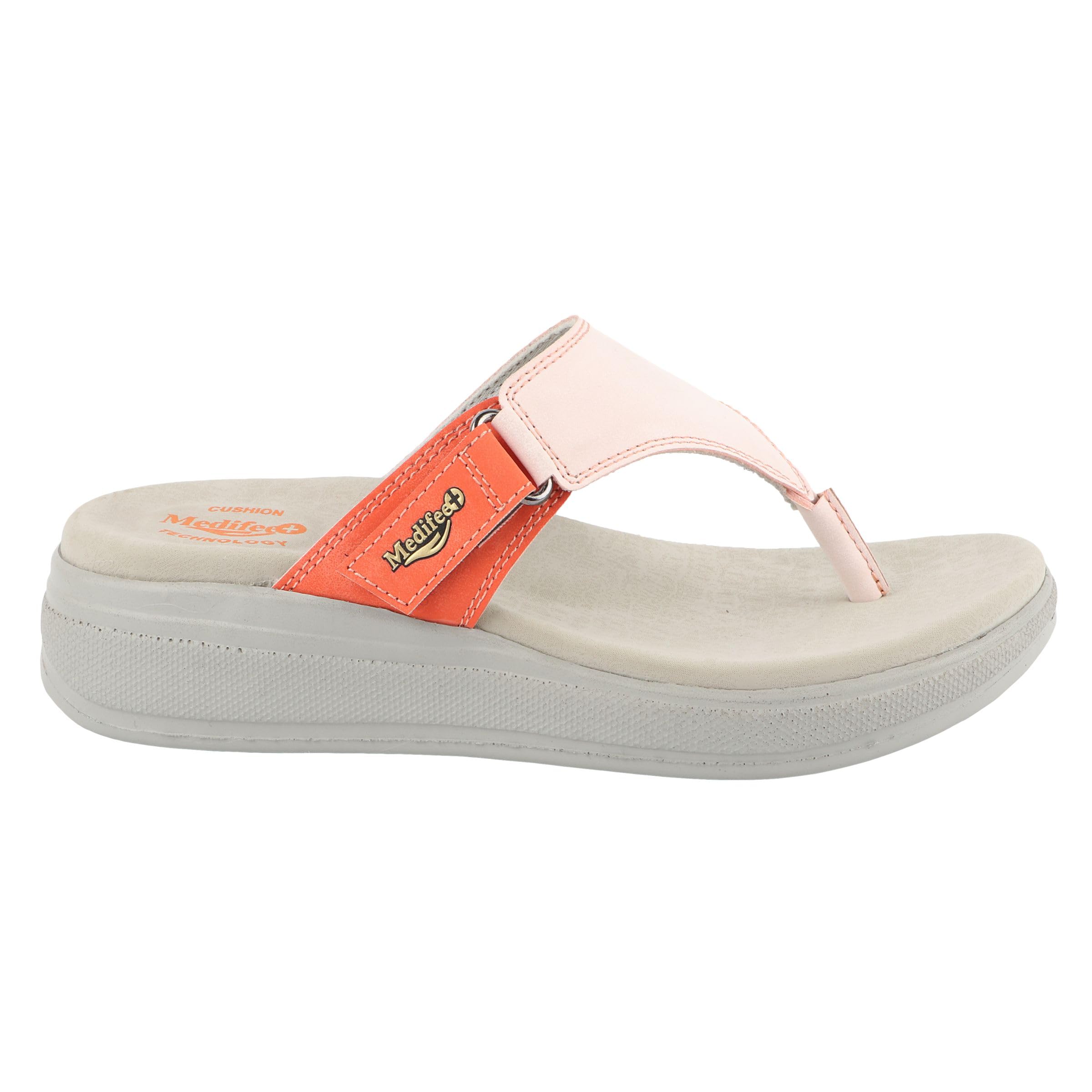 Medifeet Womens Side V-strap Sandals (ROSEPINK, numeric_5) (B0CCW8F15C) Amazon Price History, Amazon Price Tracker