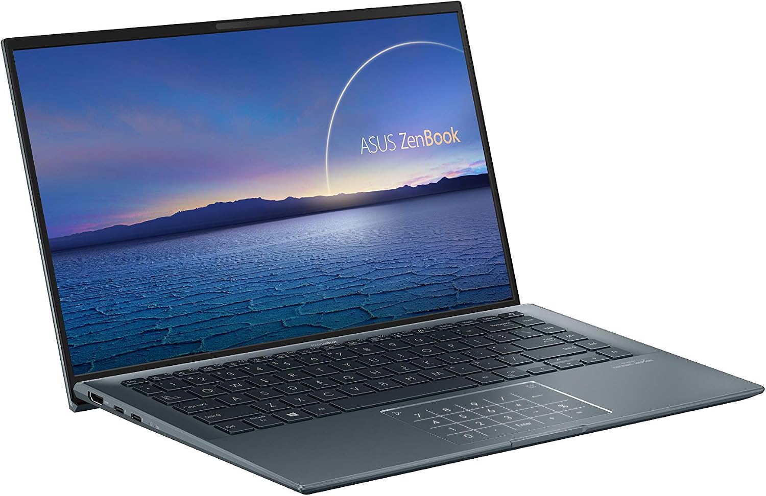 ASUS ZenBook 14 Ultralight UX435EAL-KC096T – Portátil de 14″ Full HD (Intel Core i7-1165G7, 16GB RAM, 512GB SSD, 32GB Intel Optane, Intel Iris Xe Graphics, Sin SO) Gris Pino – Teclado QWERTY español 6