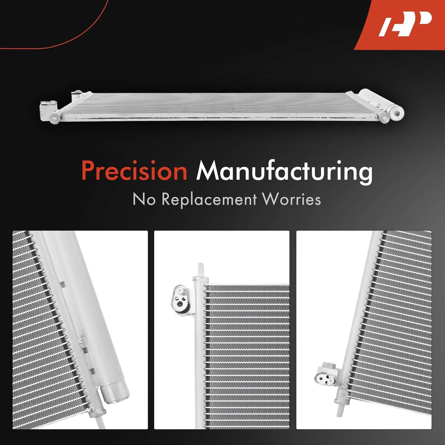 A-Premium Air Conditioning A/C Condenser Compatible with Acura TL 2004-2008 3.2L 3.5L, Replace# 3089, 80110SEPA01