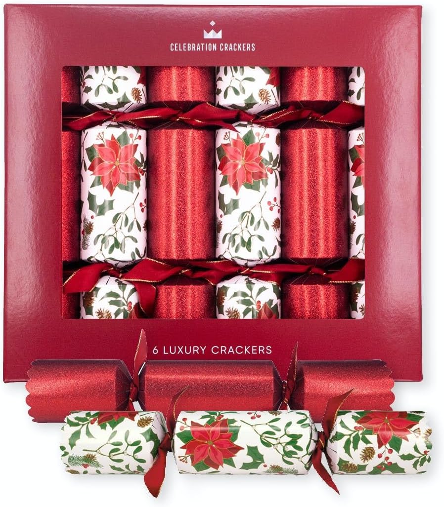 Celebration Crackers Regency FSC Mix Luxury Christmas Crackers Tray