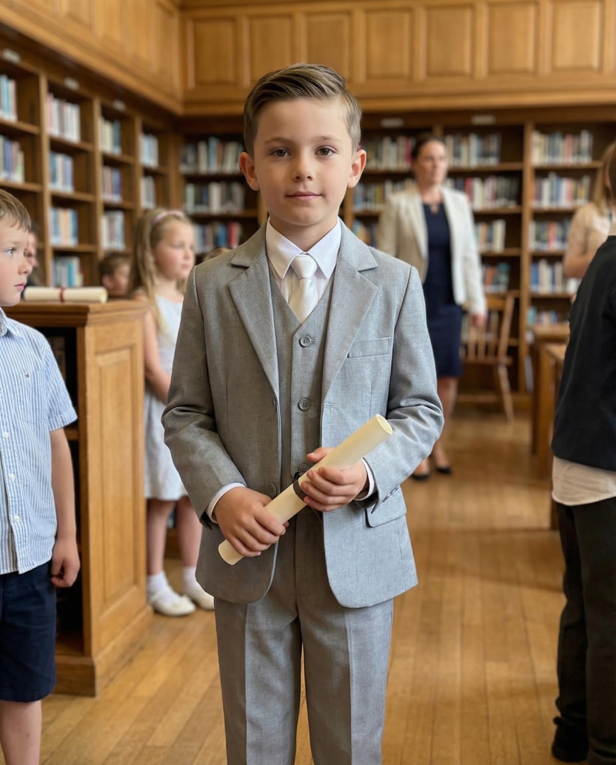 Boys Suits Kids Formal Suit Set Dress Clothes for Boy Wedding Ring Bearer Outfit Communion Easter Tuxedo Suits
