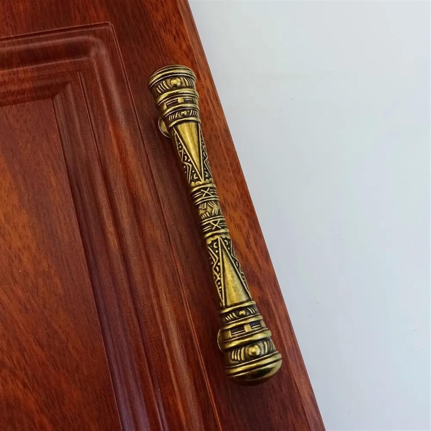 Zinc Alloy Bronze Furniture Vintage Handles for Kitchen Cabinets Door Drawer Knobs Wardrobe Cupboard Handle Dresser Drawer Pulls 2Pcs(64mm)