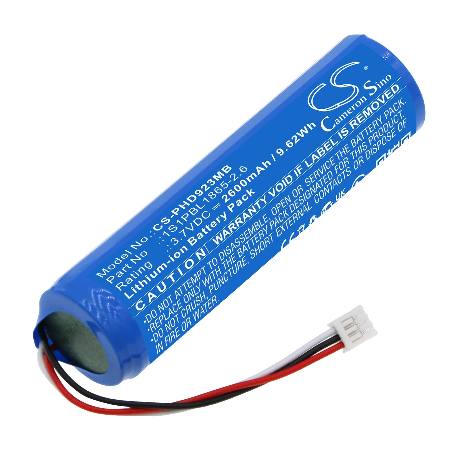 TECHTEK baterías Compatible con [Philips] Avent SCD923, Avent SCD923P, SCD923/26 sustituye 1S1PBL1865-2.6 FBA