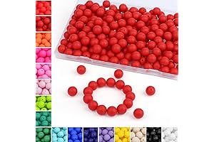 MAIBAOTA Red Silicone Beads 15mm: The Perfect Addition to Your Creative Projects