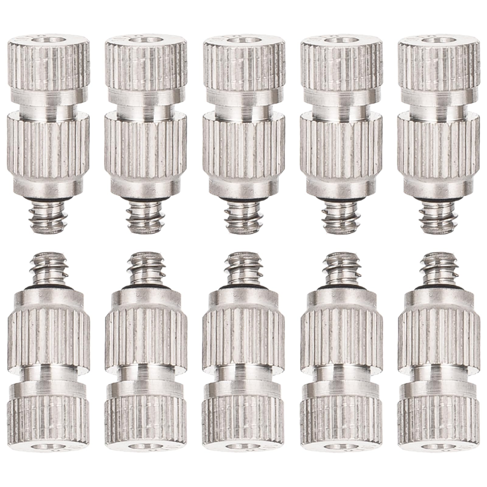Lot de 10 buses de brumisation pour système de refroidissement extérieur en acier inoxydable à haute pression avec filtre en laiton pour système de brumisation (taille : 0.3mm)
