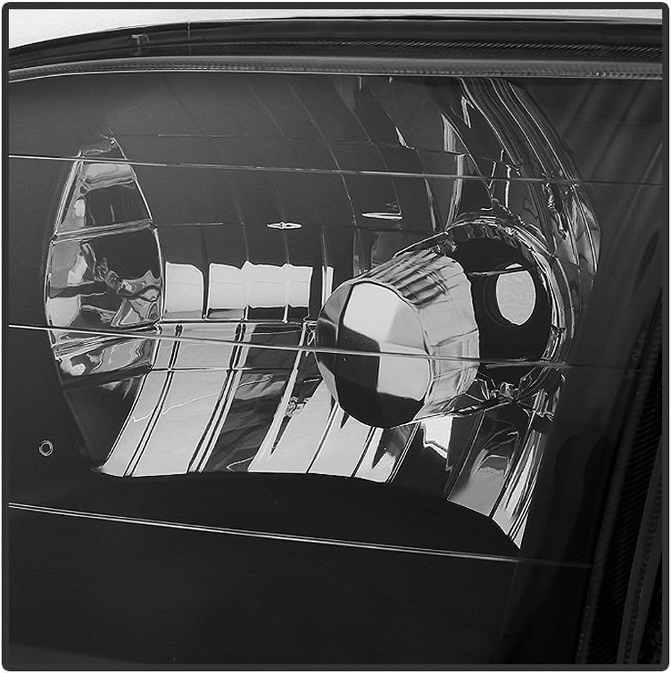 ACANII - For Blk 2000-2004 Toyota Tundra Regula/Access Cab Headlights Headlamp Driver + Passenger Side