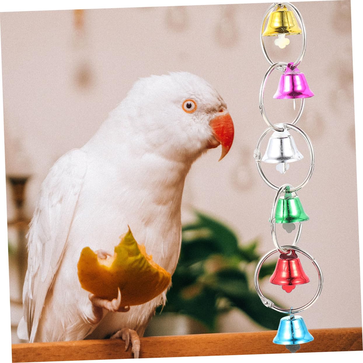 BESPORTBLE 9pièces Jouets Suspendus pour Perroquets Accessoires De Cage à Oiseaux Jouets à Mâcher pour Oiseaux De Jeu pour Exotiques