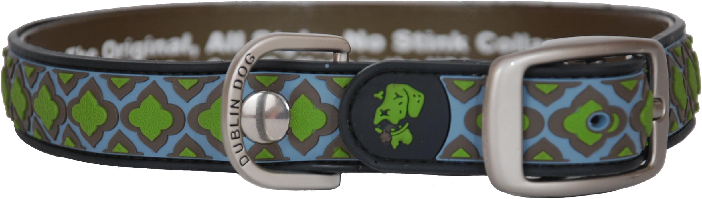 All Style, No Stink Dog Collar, Tigris, Small 11" x 14"