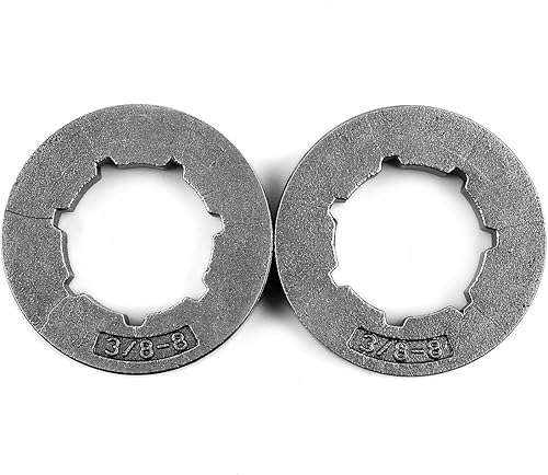 HAISHINE 2 piñones de 3/8 pulgadas 8T para Husqvarna 266 268 272 281 288 298 362 365 371 372 385 390 394 395 2100 2101 3120 611 71.3 in