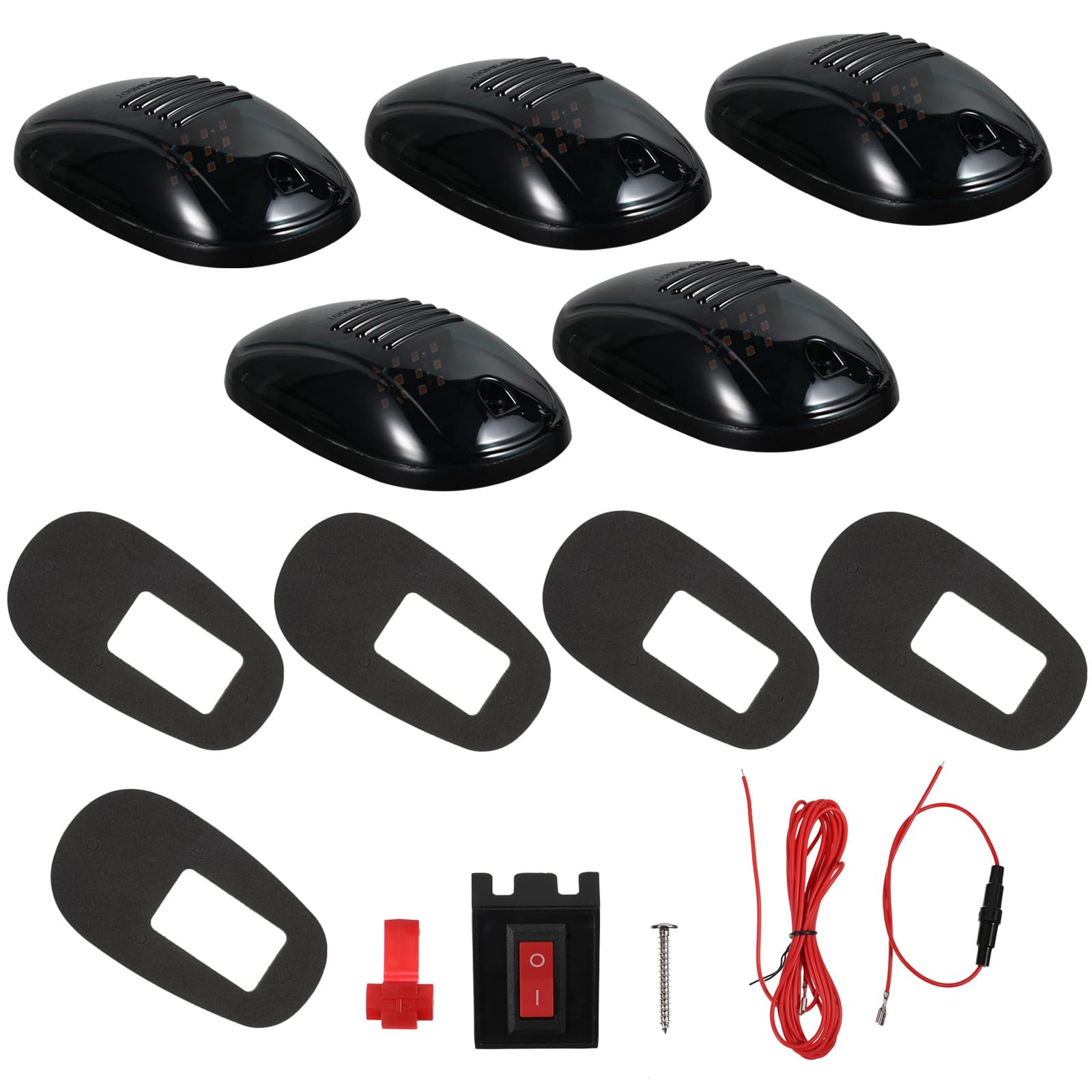 de Luz de Posición y Material Pvc Resistente 5 Piezas para Techo de Cabina LED Superbrillantes Accesorios para Camioneta Ideales para Iluminación Exterior
