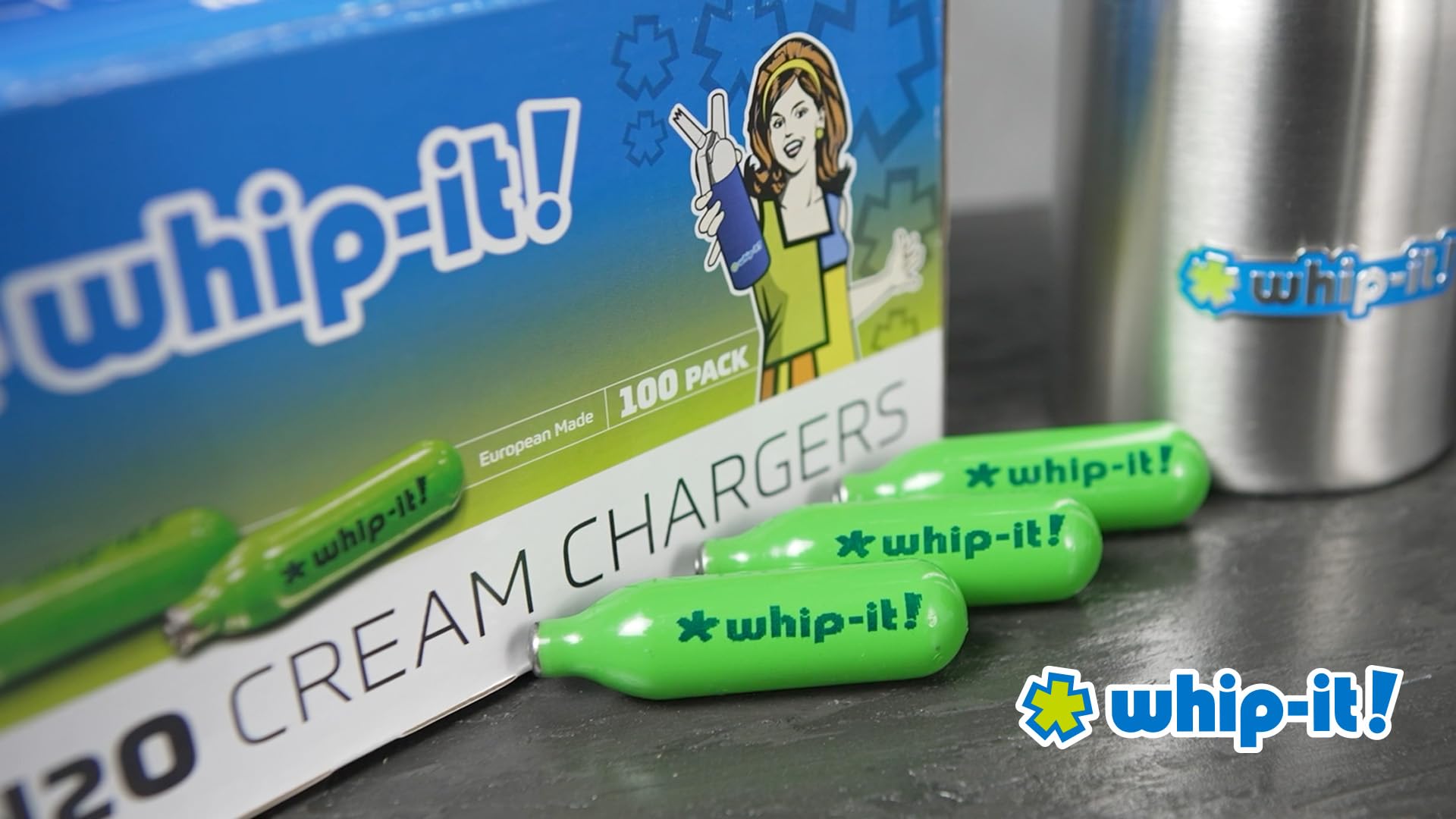 Whip-It! Originals 100 Pack Mastercase Mystery Gift