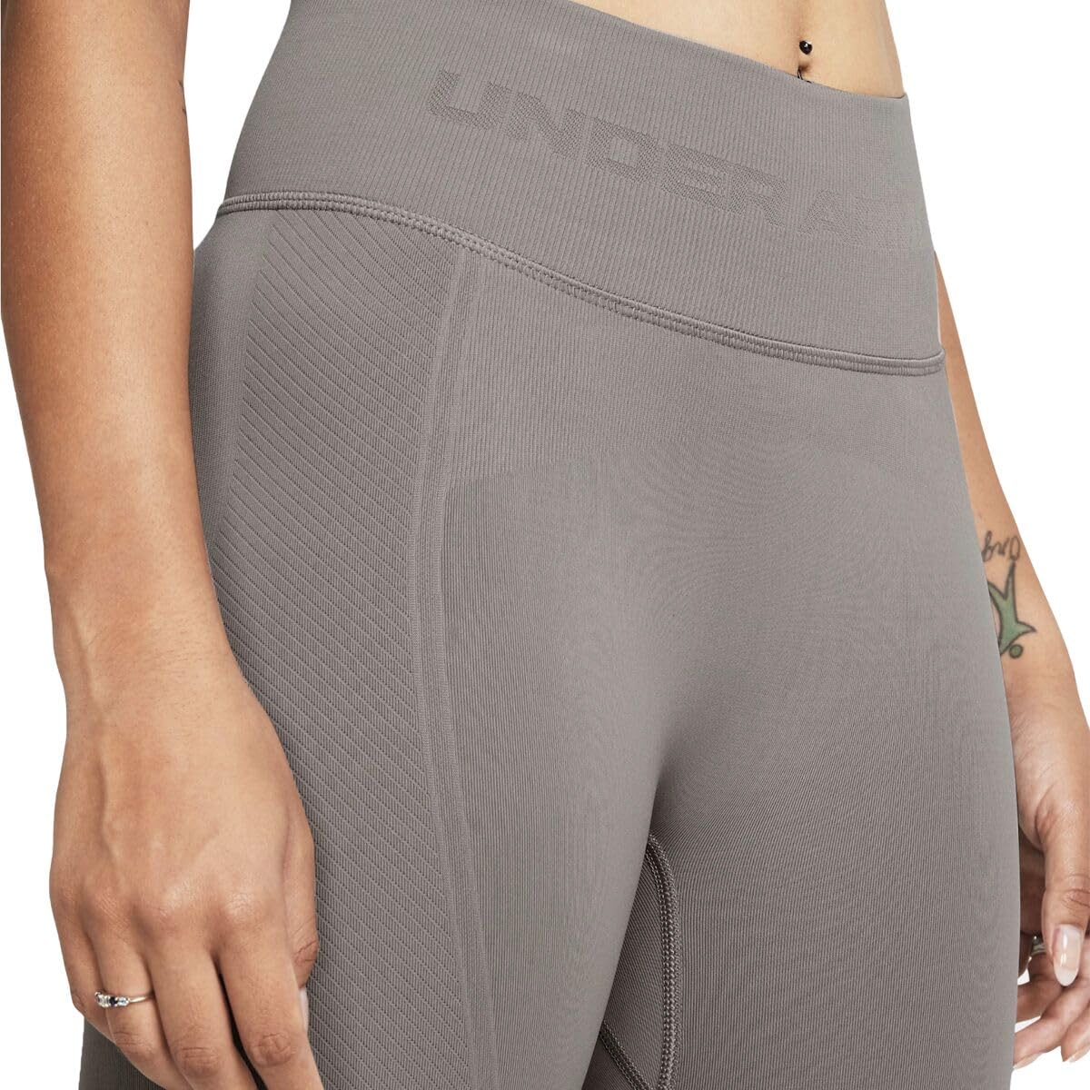 Under Armour Train bezszwowe legginsy damskie, cyna, rozmiar S, szare, S