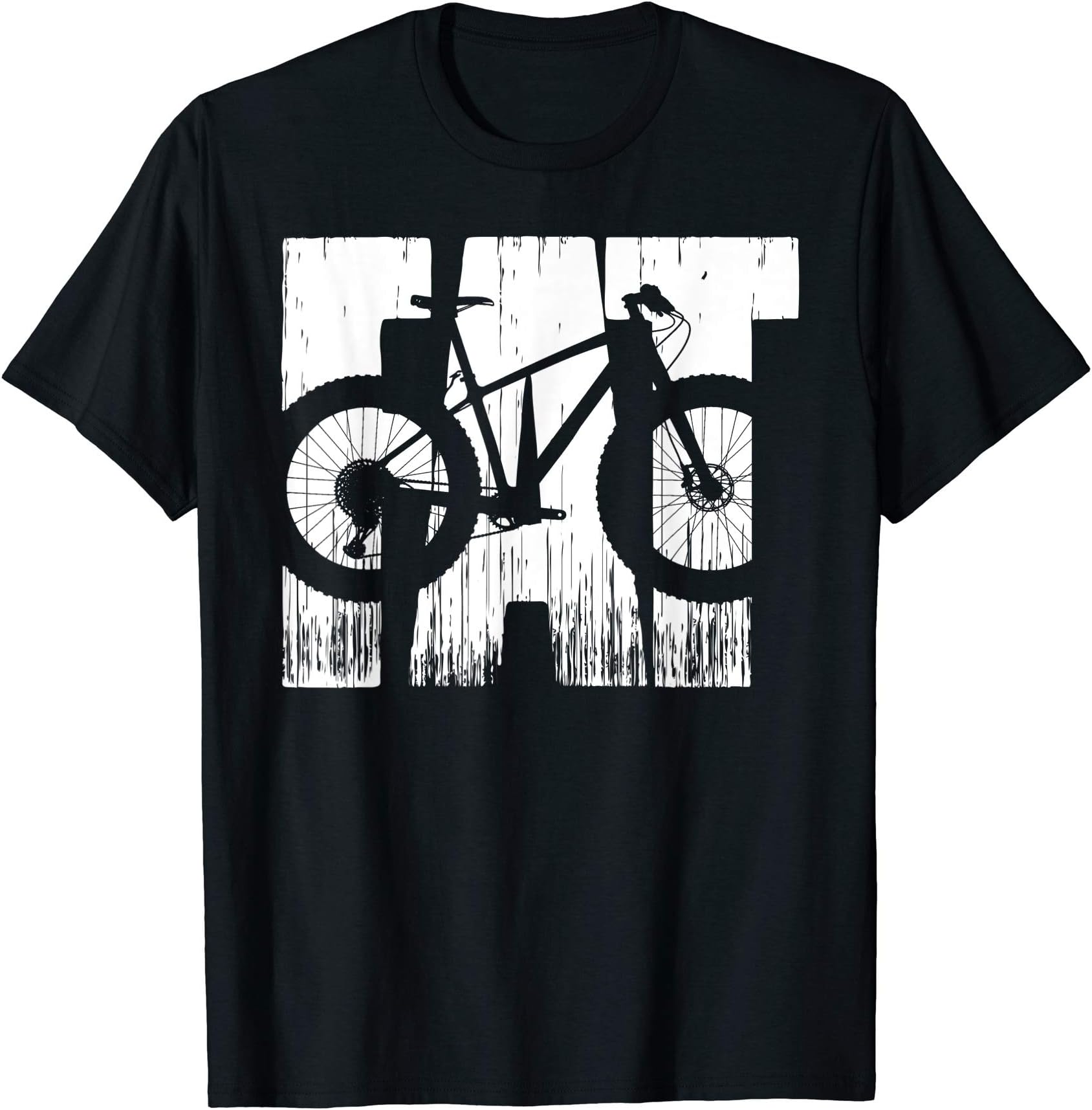Cool Fat Bike TeesFat Bike Distressed cool fat tire biking fan gift T-Shirt