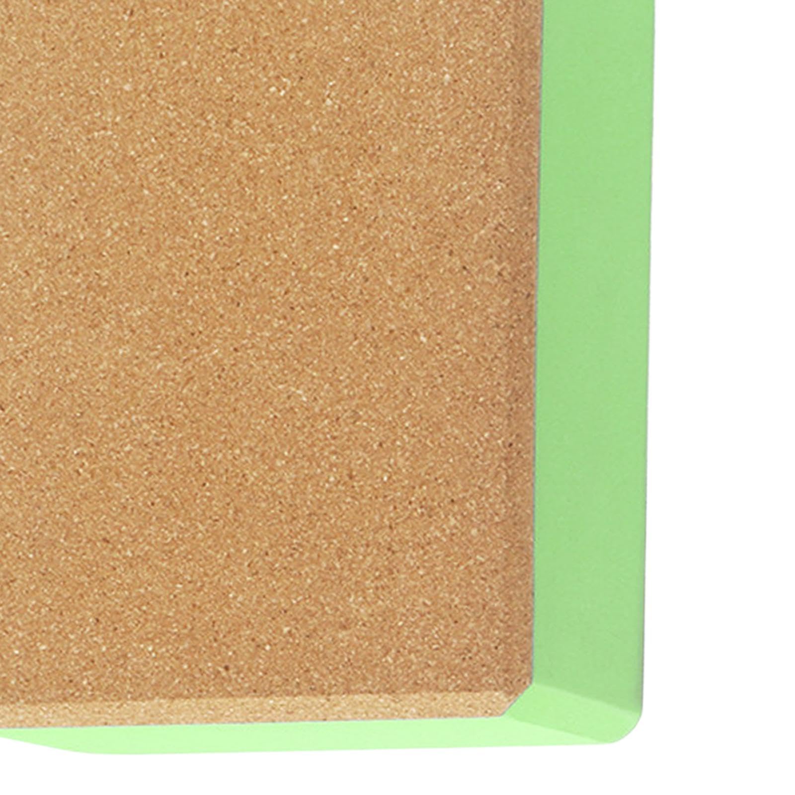 CALANDIS™ EVA Cork Yoga Block Yoga Accessories for Fitness Balance Training Meditation Green | Yoga Props | Yoga & Pilates | Fitness, Running & Yoga-image-42