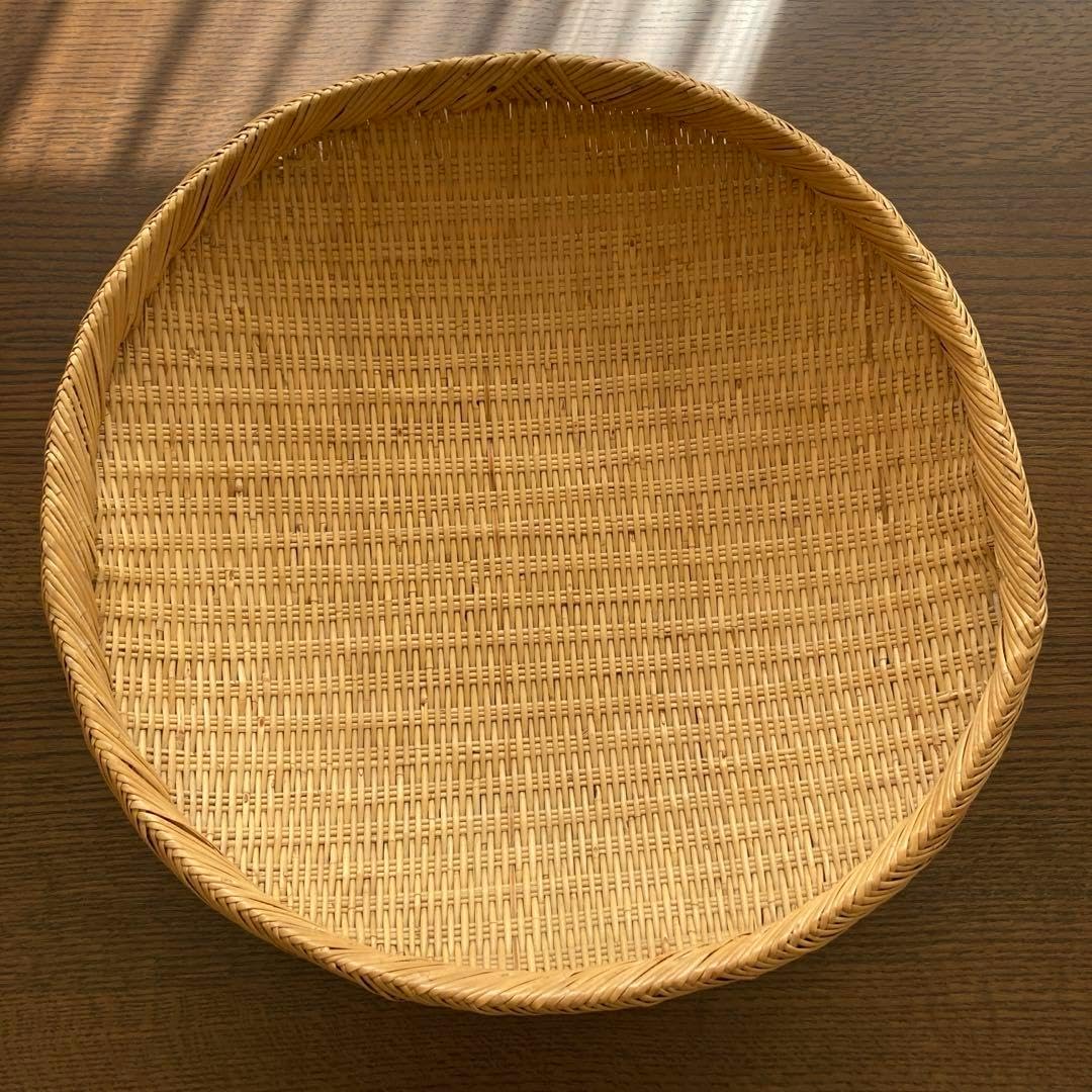 鳥越竹細工　丸ざる(50cm)　すず竹　 竹細工　大判ざる 鳥越竹細工 丸ざる50cm すず竹 竹細工 大判ざる 2025年最新】鳥越
