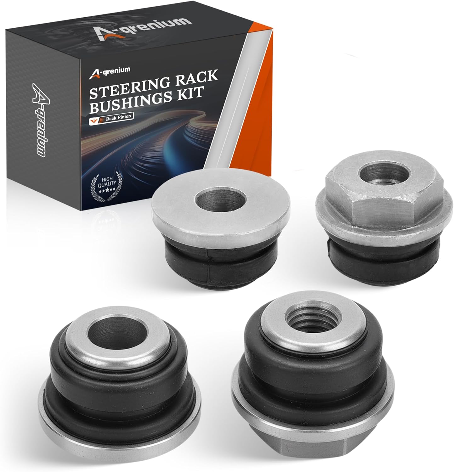 4PCS Rack Pinion Bushings Kit Compatible with Ford Explorer 2012 2013 2014 2015