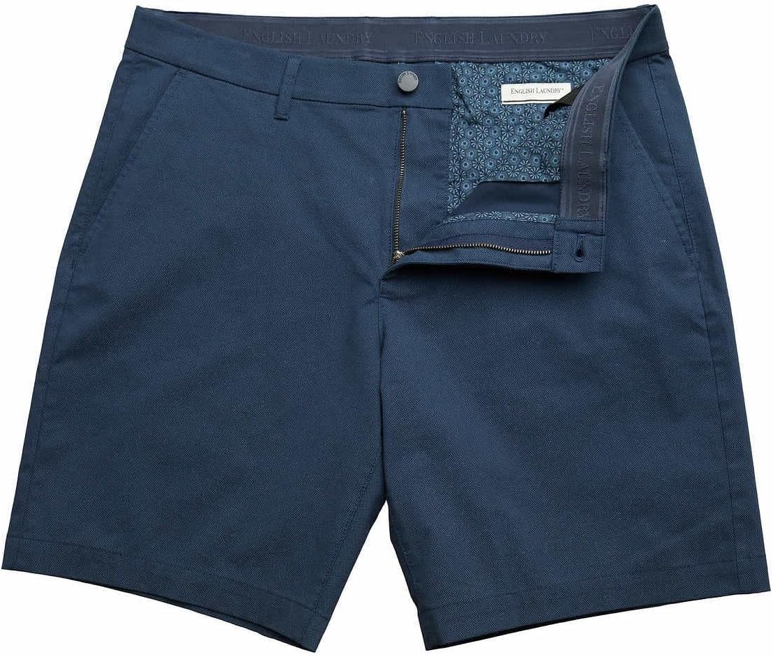 English Laundry Mens Midweight Flat Front Short (US, Waist, 38, Regular, 457 Blue)