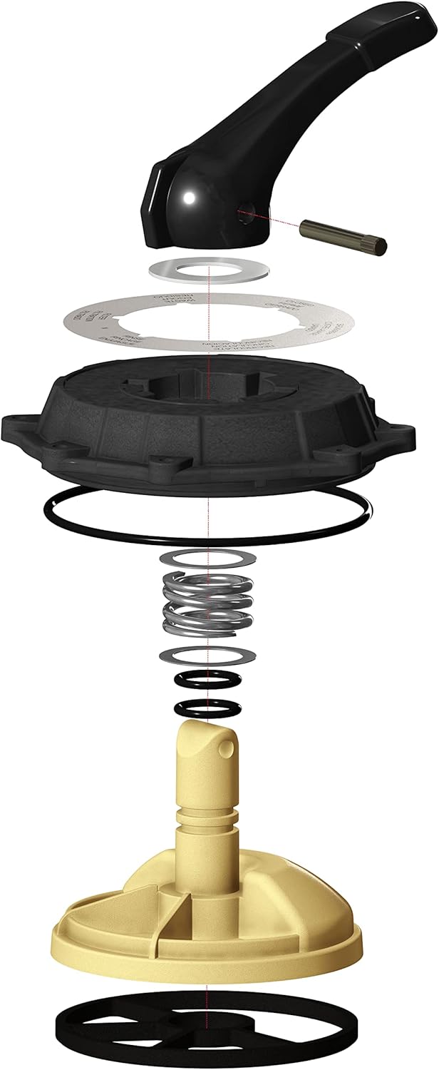 Key Cover and Handle Assembly Compatible with INTEX 26645EG SX2100 Krystal Clear Sand Filter Pump
