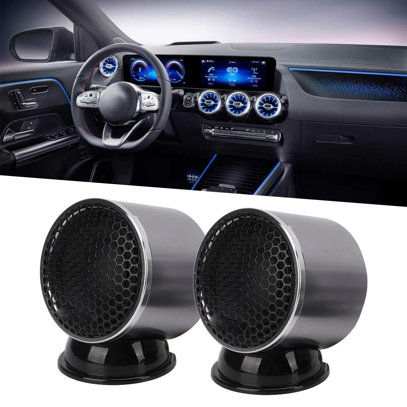 Auto Altoparlanti a Media Taglio 110w a Bassa Perdita a Bassa Perdita Crossover Stereo Altoparlante Surround per L'aggiornamento 'audio 'auto