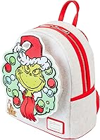 Vista 3 de Loungefly Dr. Seuss Mini-mochila Grinch, exclusiva de Tienda