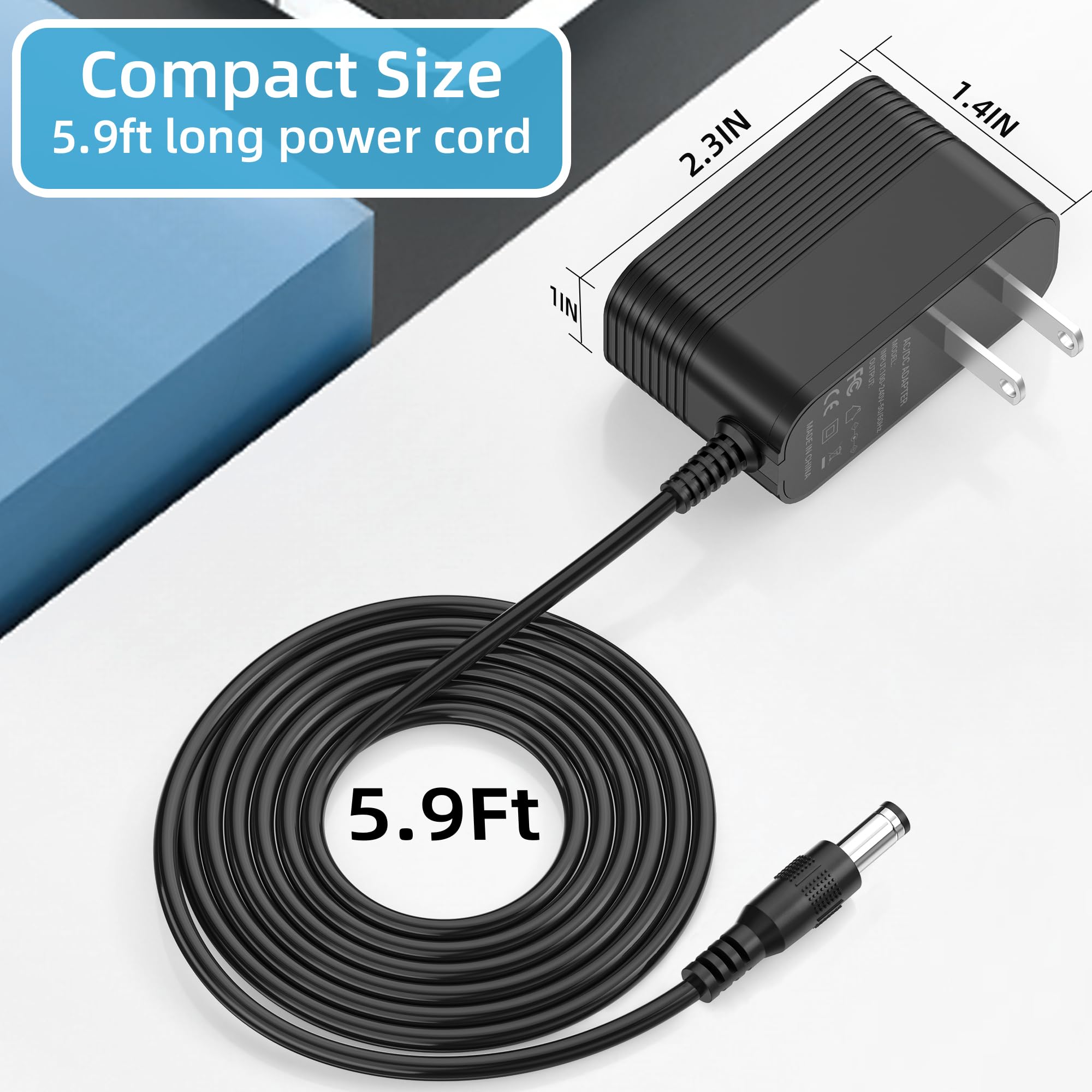 Charger for Bissell Pet Stain Eraser 2837 2842 2846 2877 Power