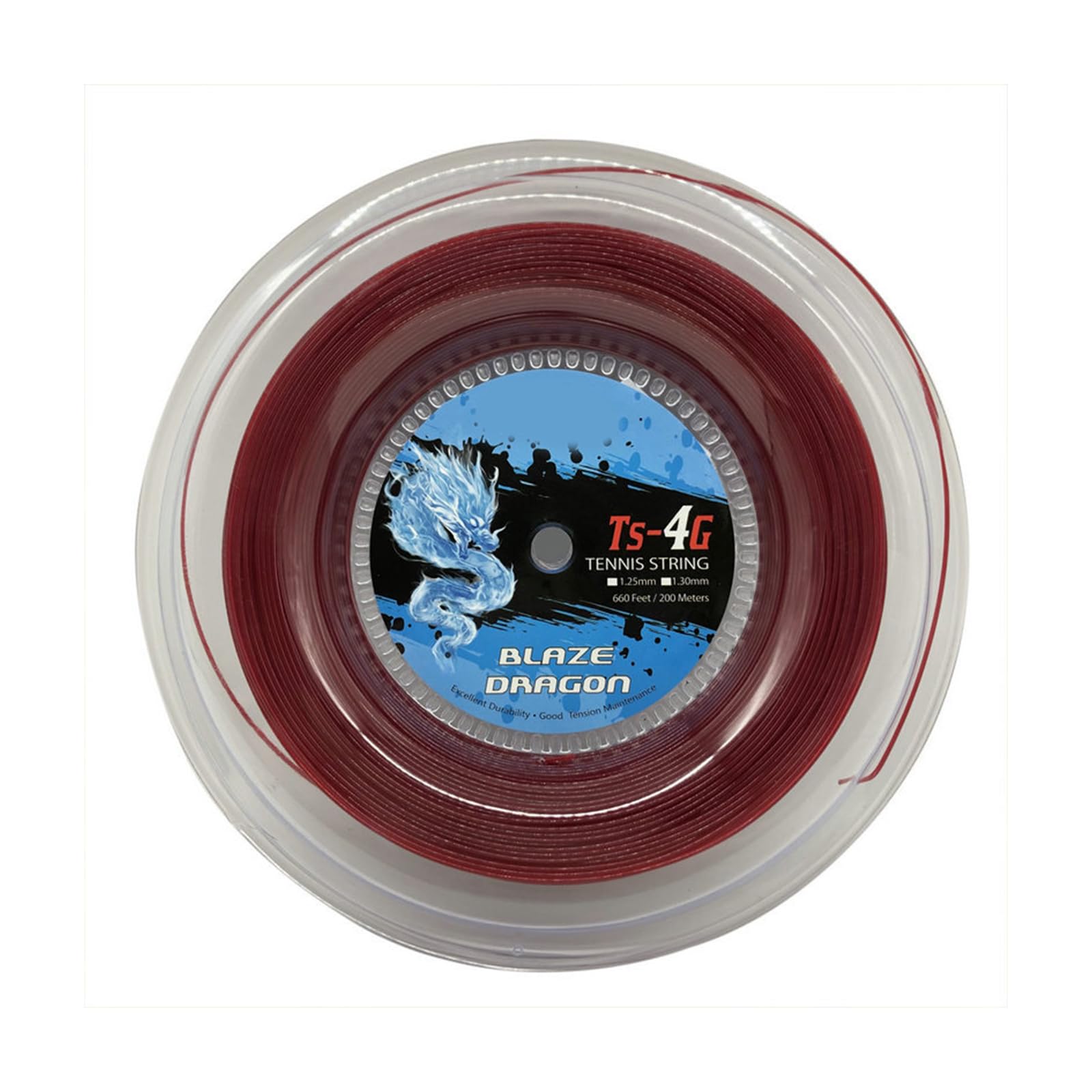 Ywmsfl Polyester Tennis Trainning Sport Racket Bat String Practice Primary Hard Wire 1.25/1.3mm Tennis Racquet String