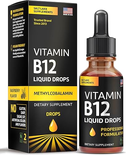 Miniatura 9 de Vitamina B12 Sublingual - Spray de vitamina B12 vegano - Metilcobalamina vitamina B12 líquido aumenta la energía y el estado de ánimo - Sin gluten y