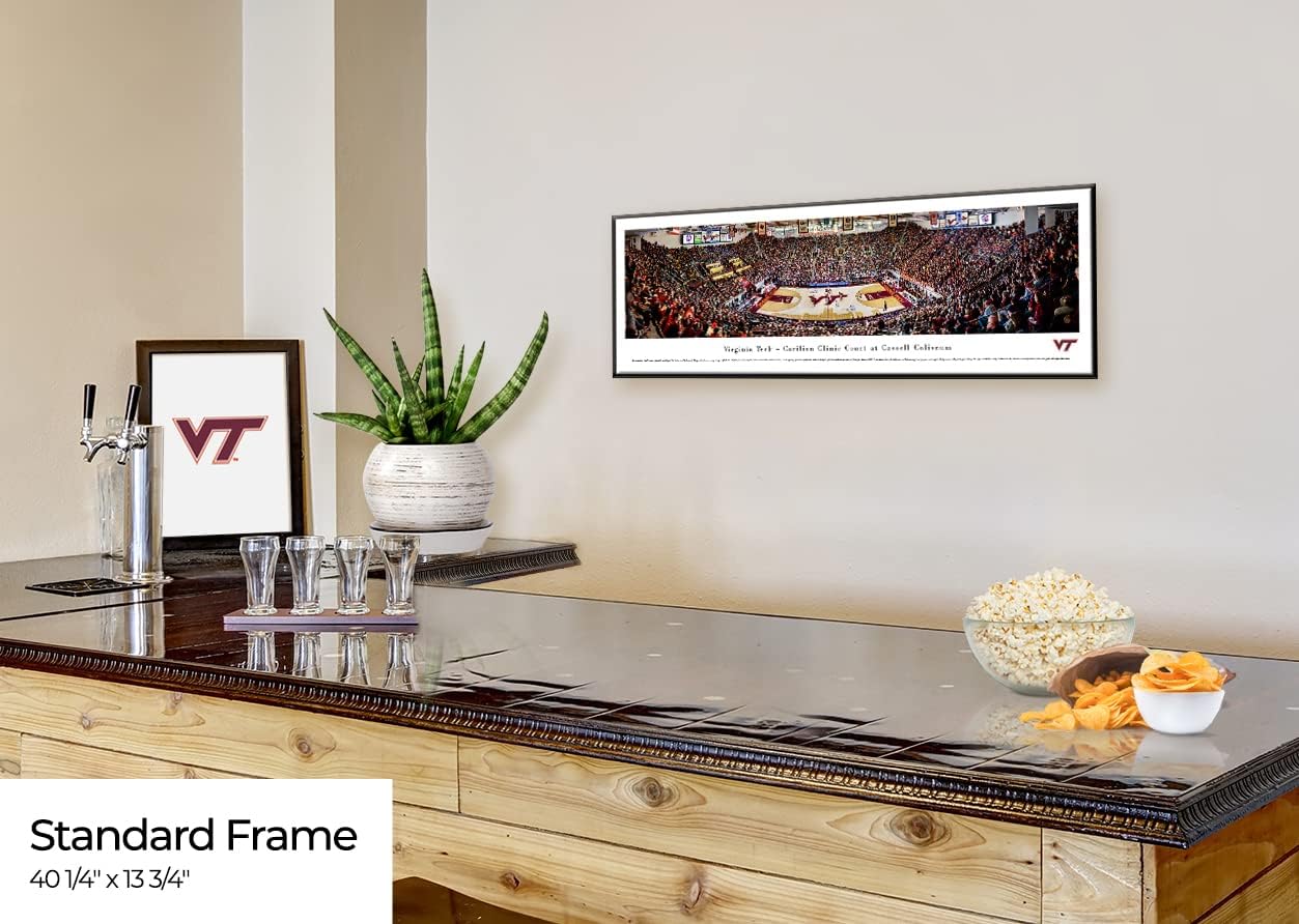 Virginia Tech Basketball - College Posters, Framed Pictures and Wall Decor by Blakeway Panoramas