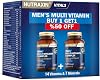 Nutraxin Multi Vitamin Complex Mens | Erkeklere Özel Multivitamin | 14 Vitamin 7 Mineral Bitkisel Ekstreler | Zaman Salınımlı | 2.% 50 İndirimli Avantaj Paketi