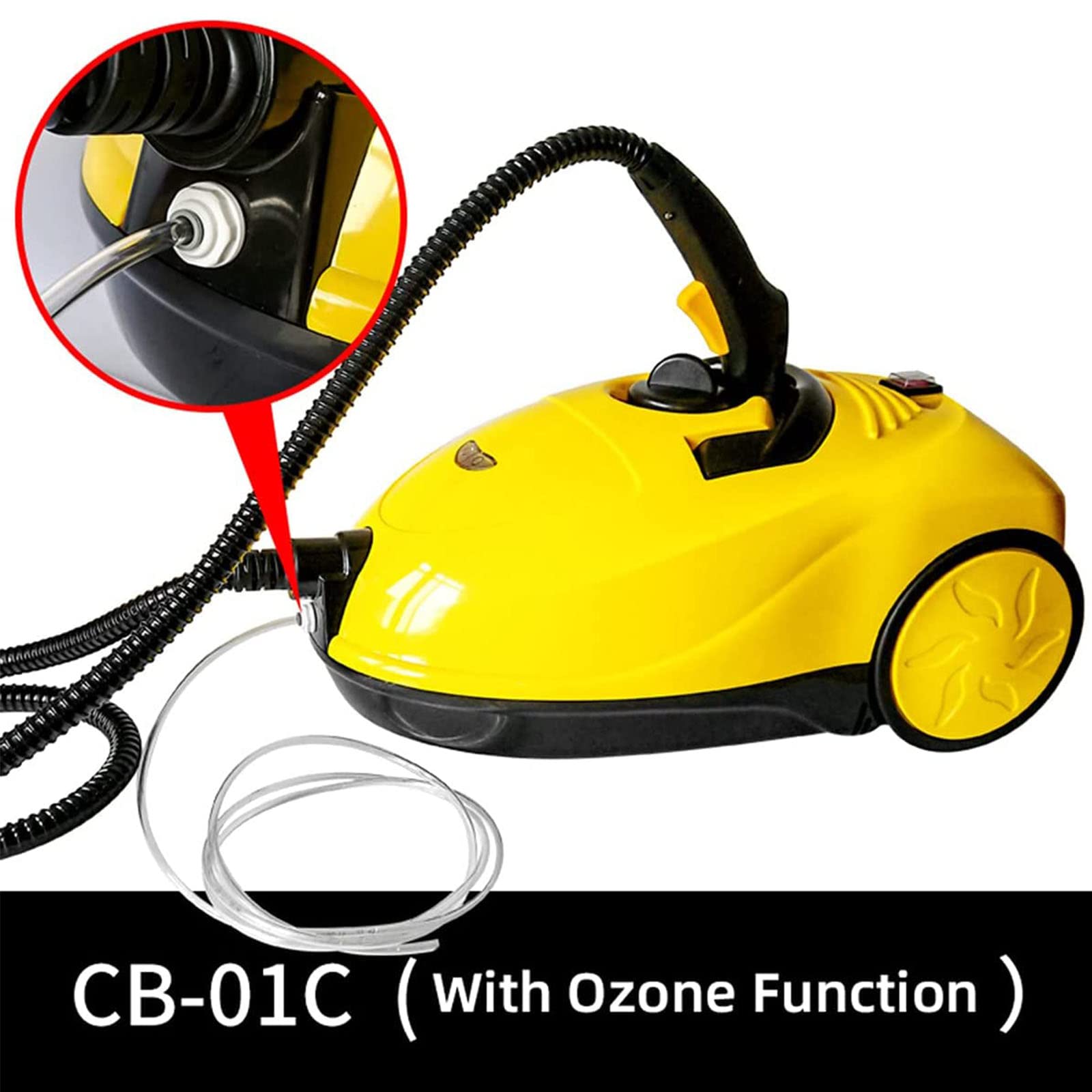 Nettoyeur vapeur portatif Machine Nettoyeur vapeur à haute pression for climatiseur mobile voiture Machine de nettoyage Accueil Cleaners stérilisation désinfecteur pour un usage domestique Grout Tile