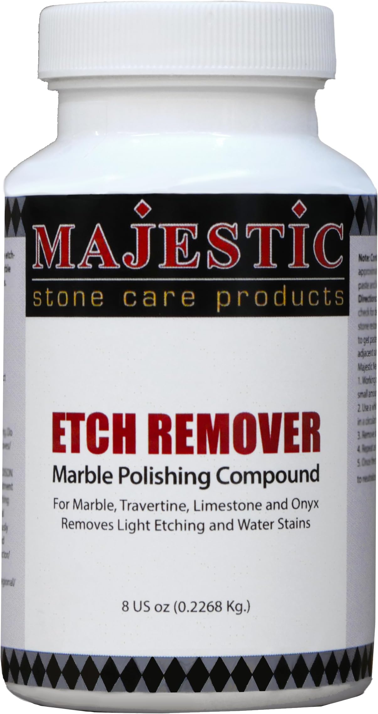 Etch Remover Marble Polishing Compound 8 oz.