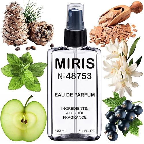 MIRIS No. 48753, Inspired by Authentic Night, Eau de Parfum de larga duración para mujer, en aerosol, 3.4 fl oz / 3.4 fl oz
