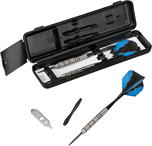 Miniatura 7 de Fat Cat by GLD Products Bulletz - Dardos de punta de acero de tungsteno 90% con estuche de almacenamiento/viaje, 0.81 oz, color negro