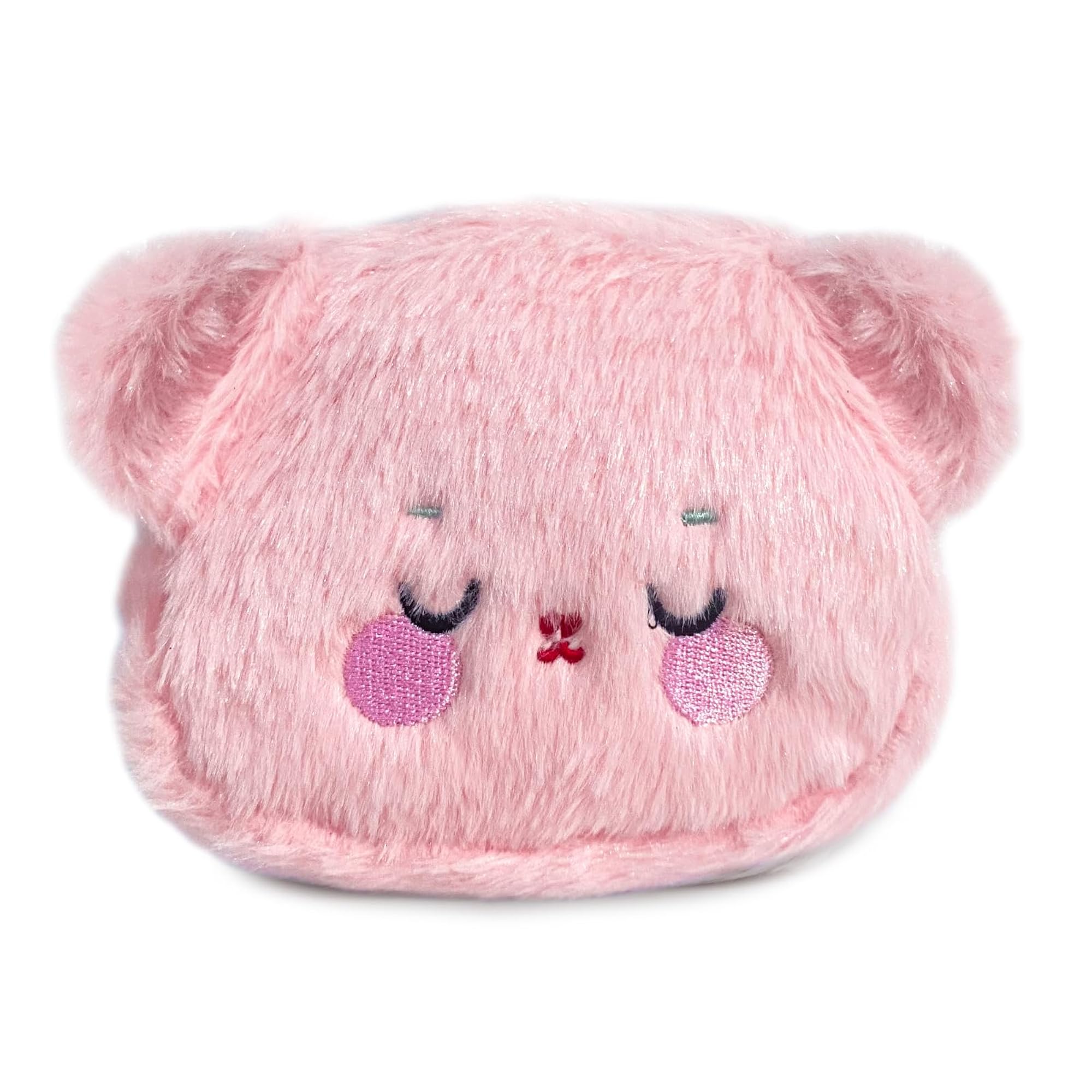 Plush Coin Purse, Bear Shaped Zipper Wallet