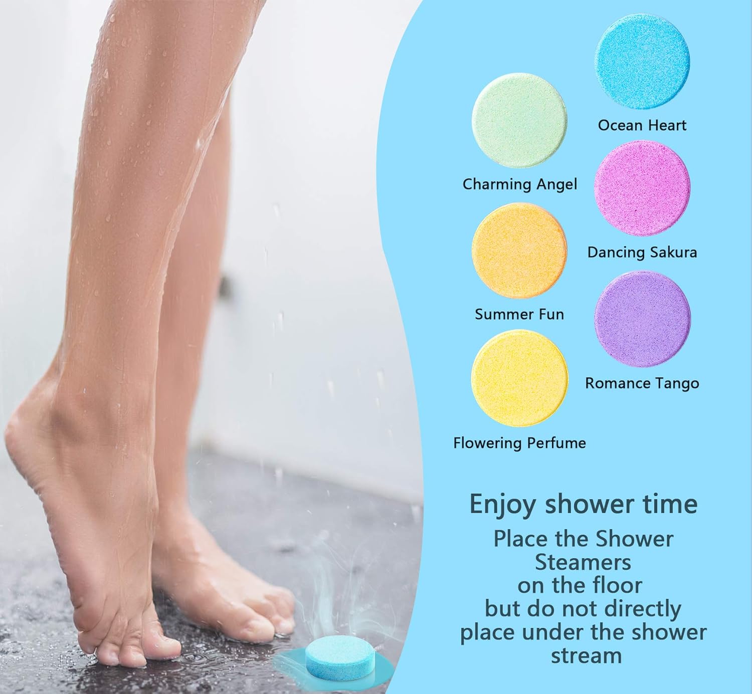 habibee 10 Pcs Bath Bombs 3.5oz and 6 Pcs Shower Steamers Gift Set with Plant Essential Oil and Sea Salt Handmade for Dry Skin Moisturize & Bubble Bath Birthday Christmas Spa Gifts for Women, Men, Kids : Beauty & Personal Care