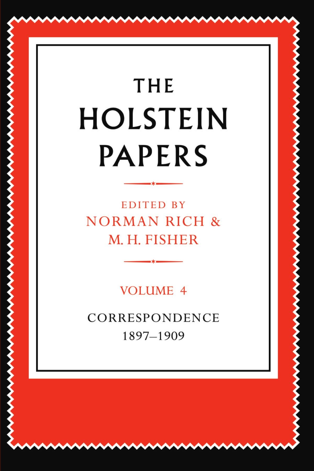 The Holstein Papers Holstein Paperback Cambridge University Press Volume 4