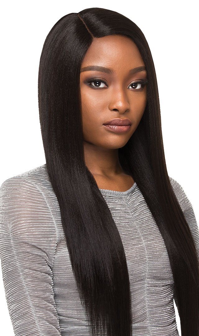 Outre Premium Lace Front Wig Brazilian Boutique - Sleek Pressed (1B - Off Black)