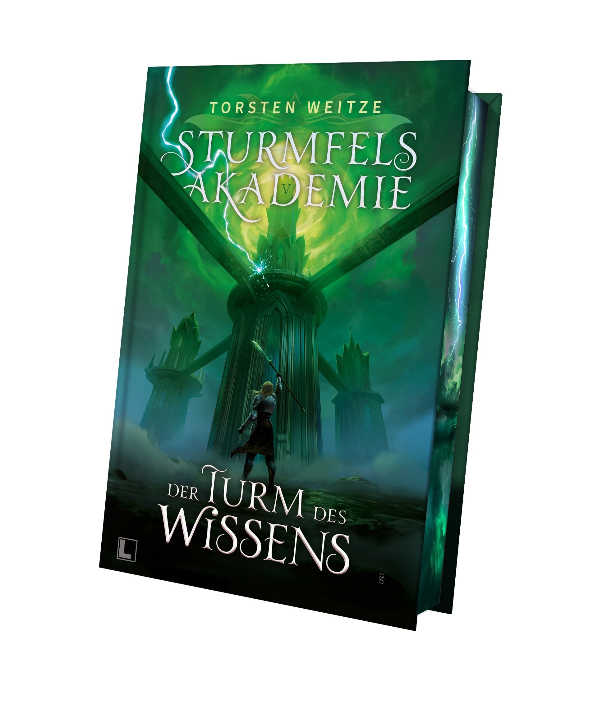 Der Turm des Wissens - Gebundene Schmuckausgabe mit Farbschnitt: Sturmfels-Akademie - Band 5