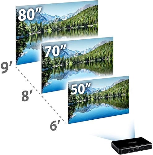 Miniatura 7 de Miroir Proyector LED portátil M220 HD Pro  Enfoque automático  Carga USB - C y video  Batería recargable de hasta 2 horas  Resolución nativa 1280 x