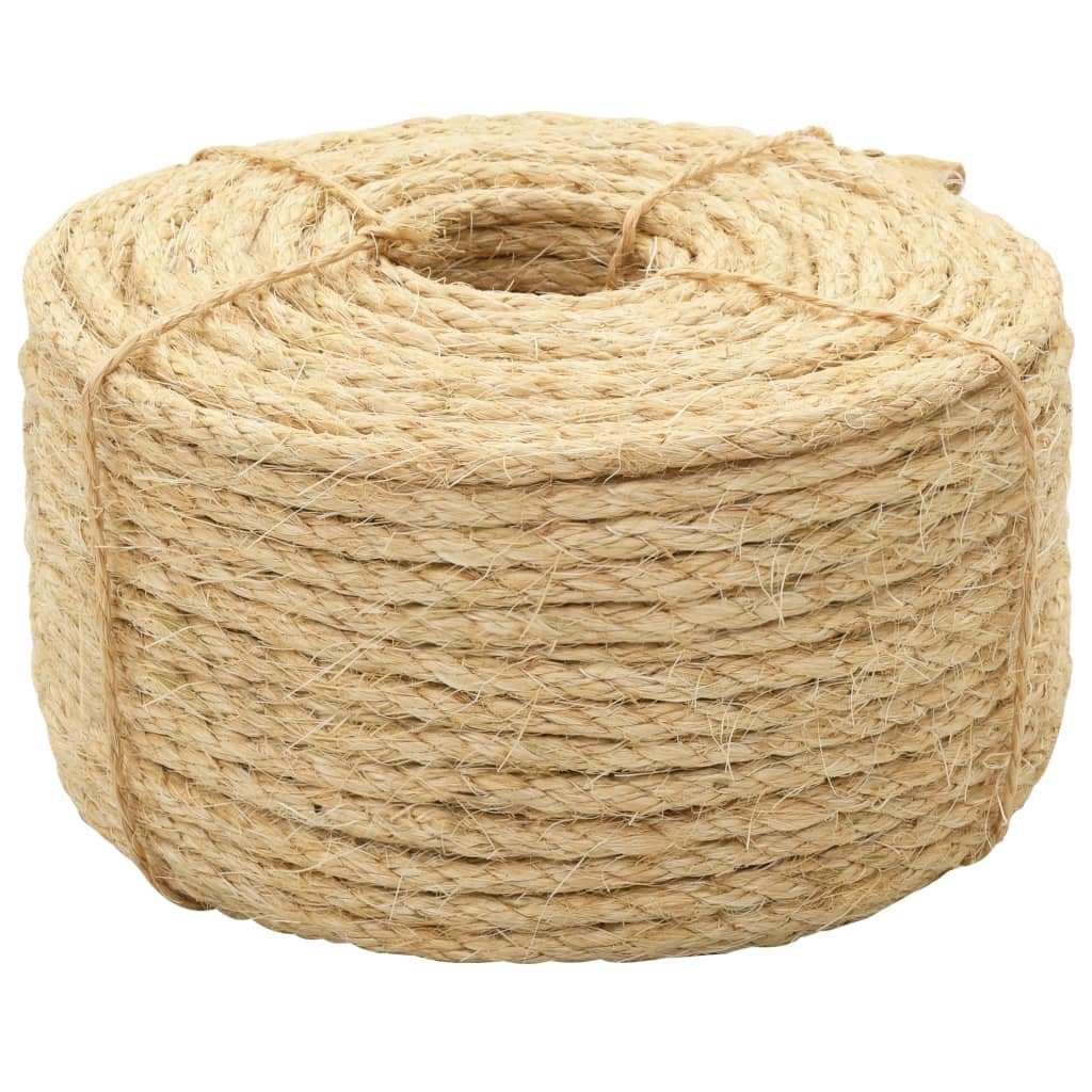 vidaXL Sisalseil – 10 mm, 250 m Seil