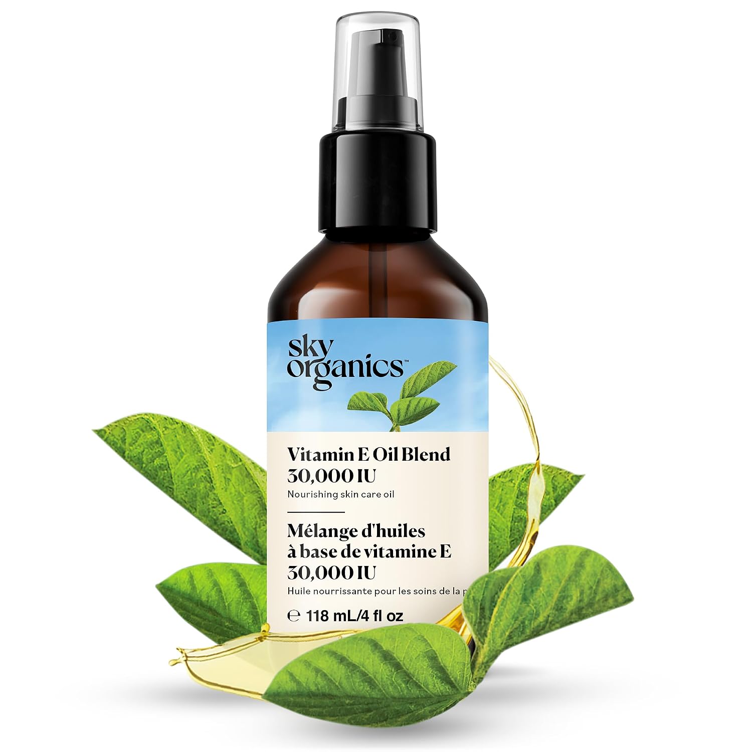Sky Organics Travel Size Revitalizing Glow Face Oil, Rosehip Oil for Face – Nourishes Without Clogging Pores, Rosehip Seed Oil Organic for Bright Skin, 100% Pure Rose Hip Oil, Cold-Pressed