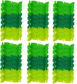 BEMITON 96 Pieces Dinosaur Track Expansion Set - Birthday Gift for 3 4 5 6 7 Year Old Boys Kids, Track Pack Compatible with Dino Race Car Toys, Add-On Accessories for Building Play Sets