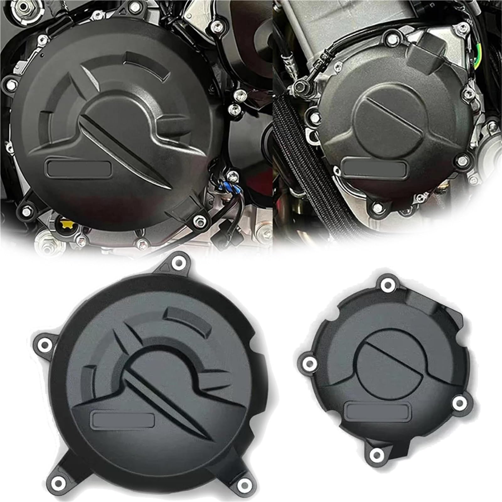 Capot moteur Hayabusa protection embrayage alternateur carbone