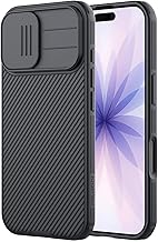 Nilkin® Classic Series Compatible for iPhone 17 Case with Camera Cover, [Camera Lens Protector] [Scratch-Resistant] [360 Full Protection] Shockproof Slim Phone Case, (Black, 17)