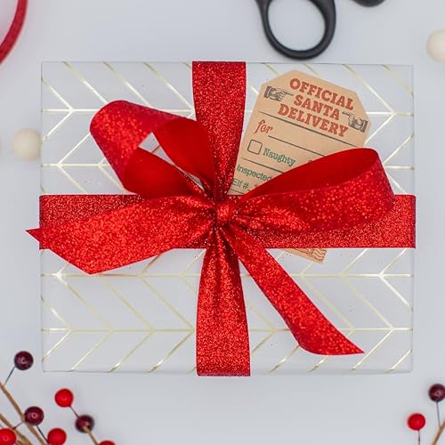 Miniatura 7 de Etiquetas de papel de estraza natural de Santa Claus, de 2 x 3, para regalos de navidad, 100 etiquetas en total