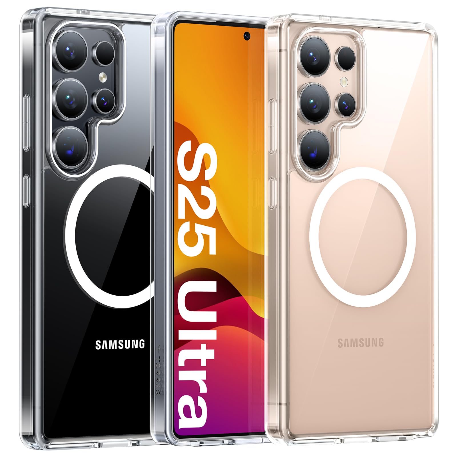 【特価商品】TORRAS Galaxy S25 Ultra 用 ケース Mags Amazon.com: TORRAS Magnetic Shockproof for Samsung Galaxy