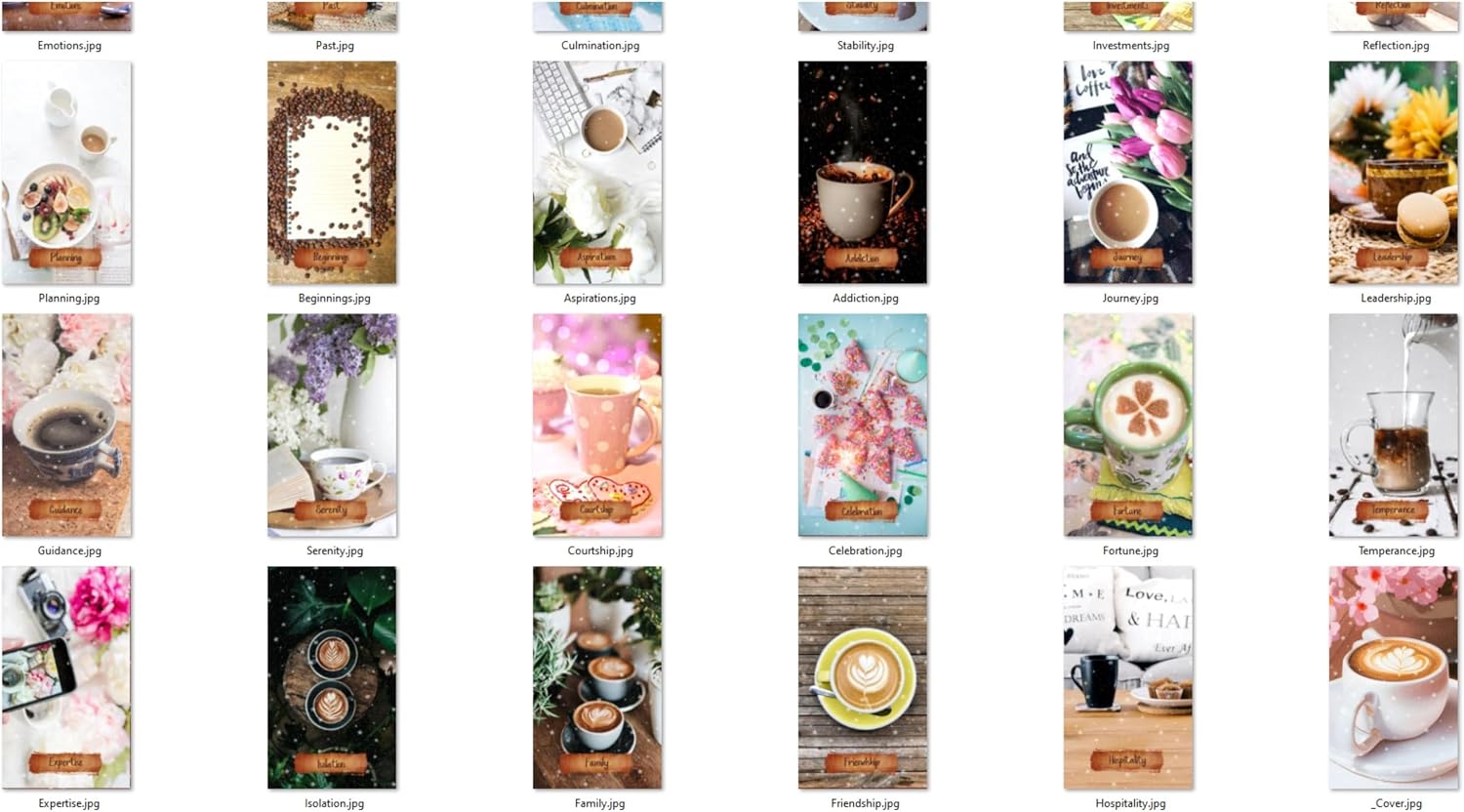 Daily Dose of Coffee Oracle Deck | Coffee Readings | Intuitive Deck | Easy to Read | Inspirational | 53 Cards