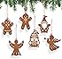 Gingerbread Christmas Decorations,Christmas Tree Ornaments,Xmas Tree Holiday Wedding Party Decorations with Hanging