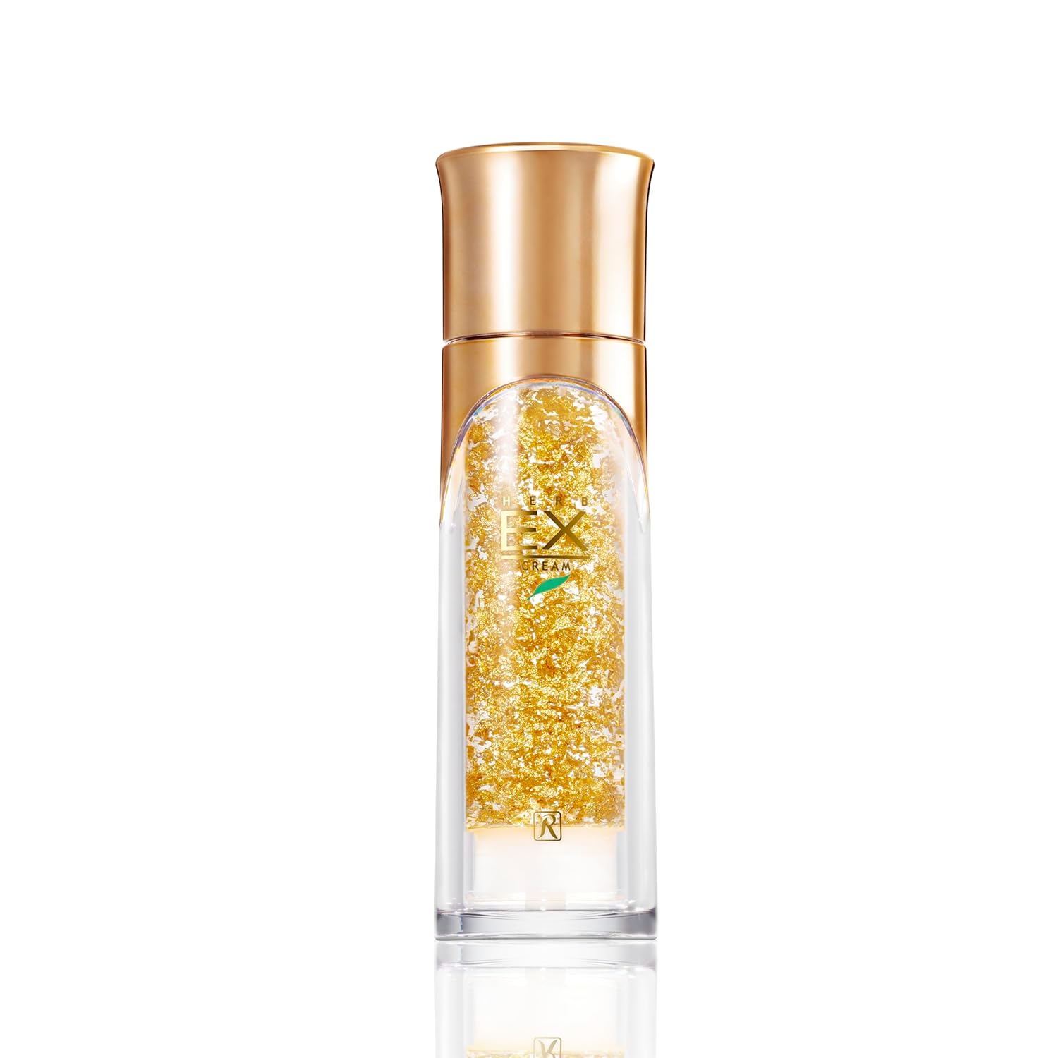 ROYAL HERB EX CREAM Face, Neck and Décolleté Moisturizer with Aloe Vera, Hyaluronic Acid, Yeast Extract and Gold, 1.76 OZ / 50g