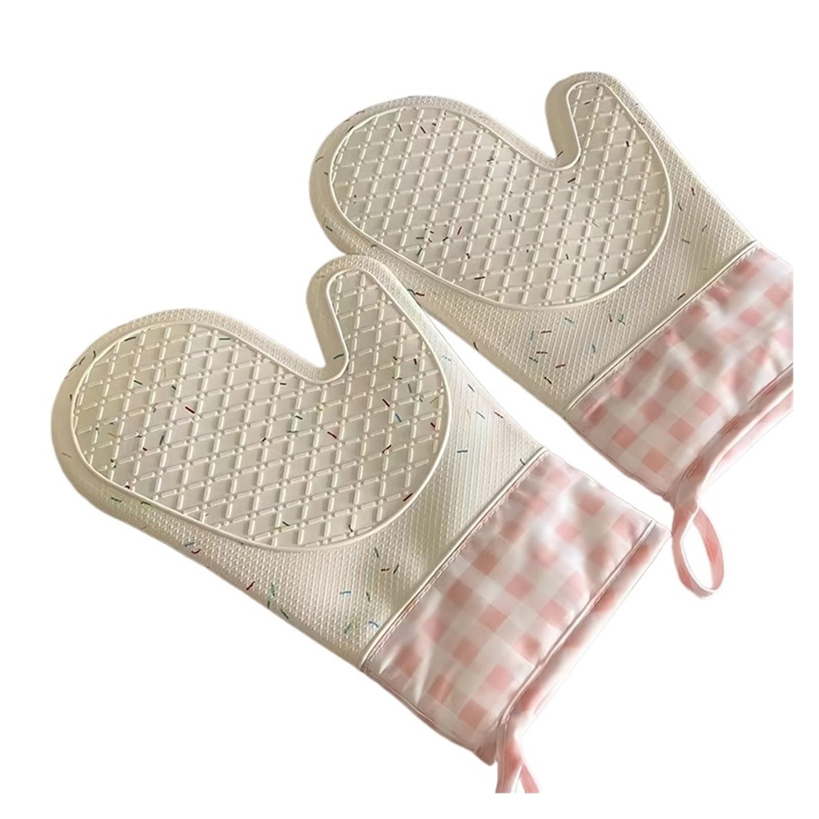 Gants de Cuisine résistants à la Chaleur, en Silicone, Multicolores, compatibles avec Le Micro-Ondes.